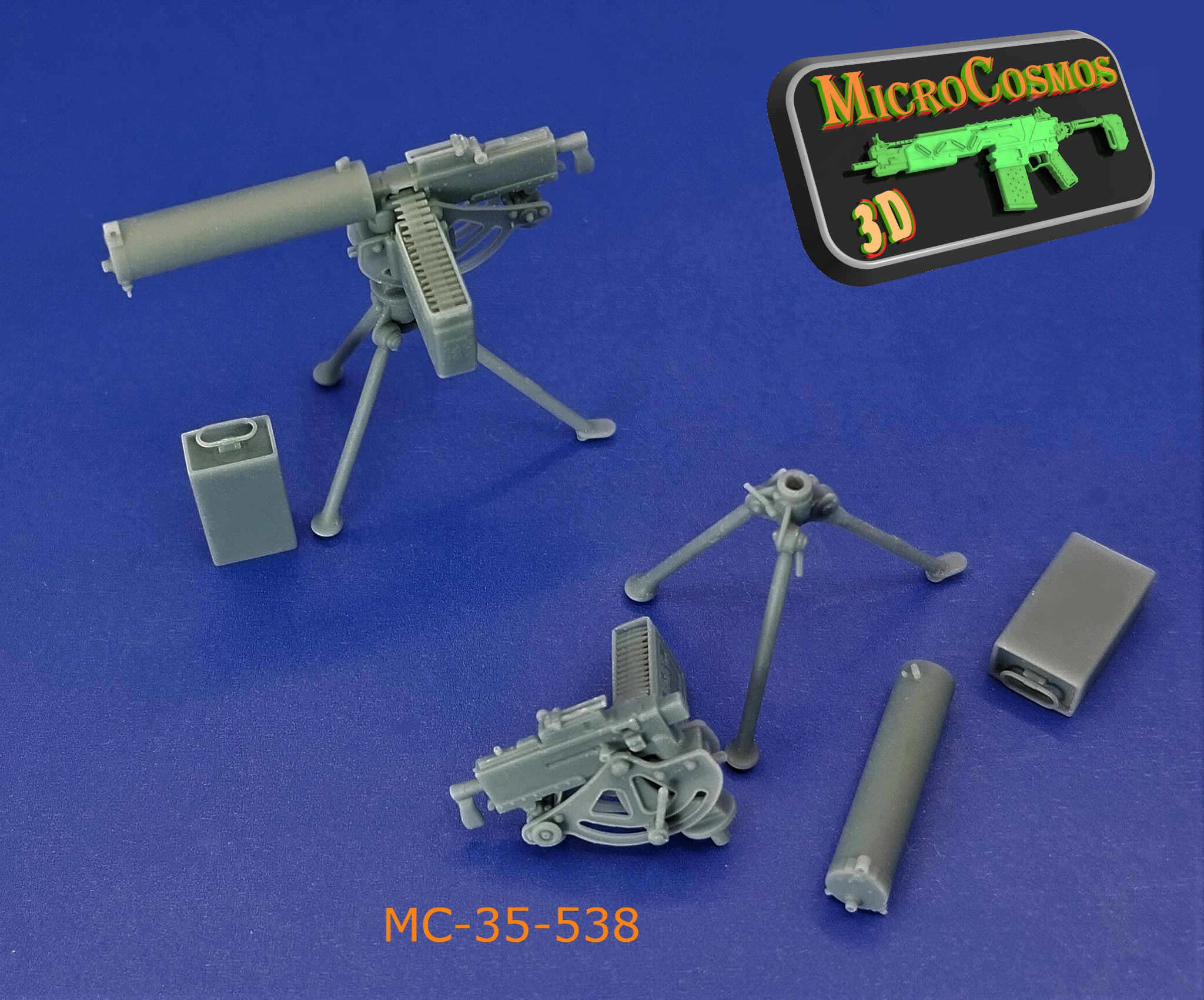 MC-35-538 - M1917 Browning On Tripod With Water Can