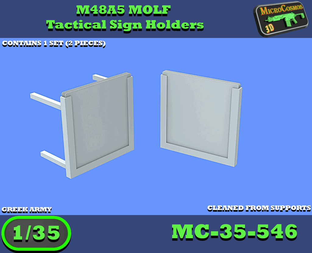 MC-35-546 - M48A5 MOLF Tactical Sign Holders