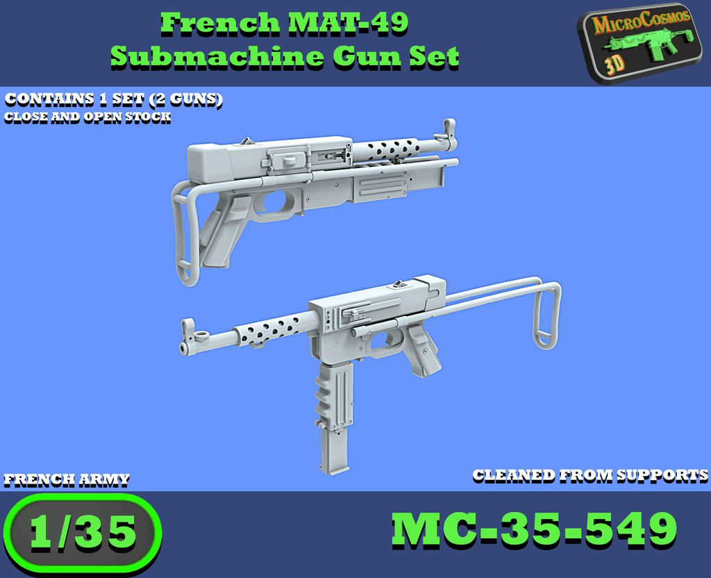 MC-35-549 - MAT-49 Submachine Gun Set