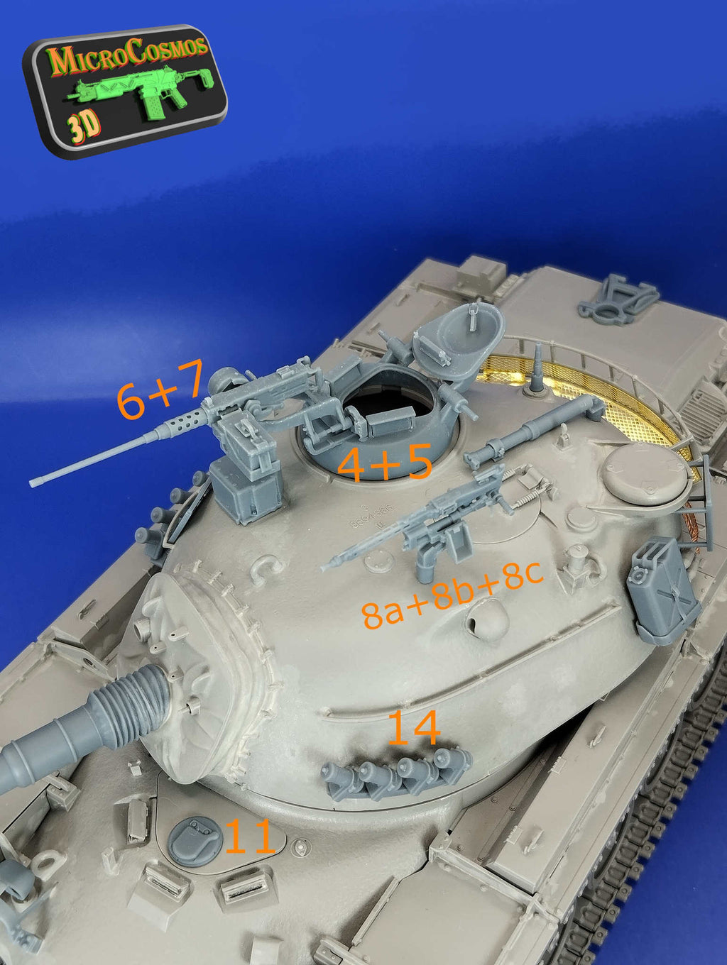 MC-35-550 - (OPTIONEN) Griechisches M48A5 MOLF Umbauset
