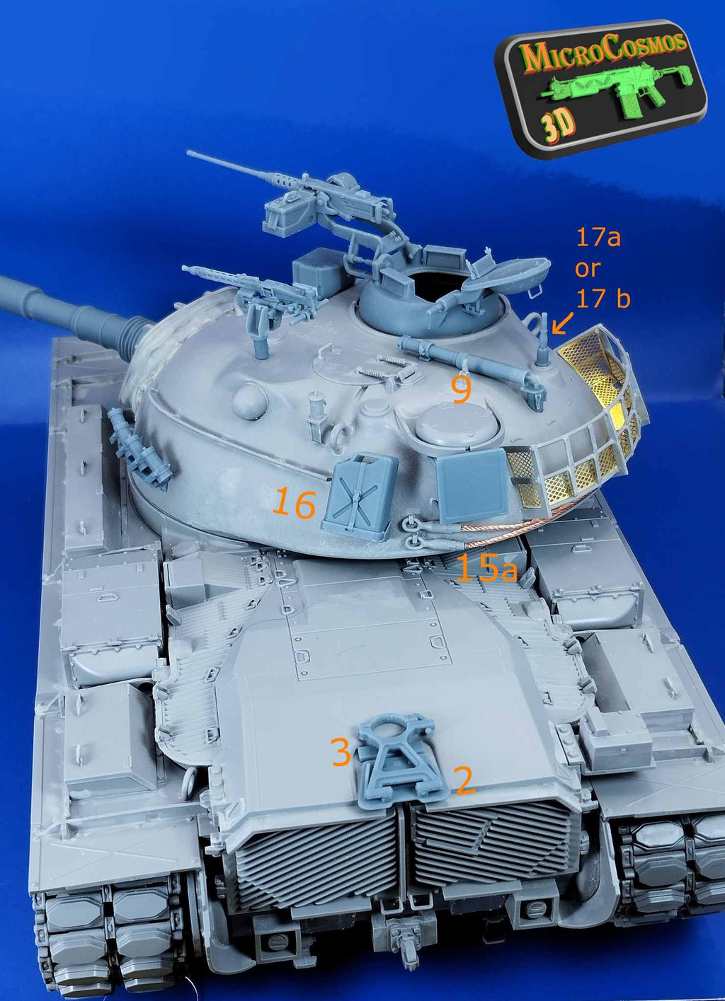 MC-35-550 - (OPTIONEN) Griechisches M48A5 MOLF Umbauset