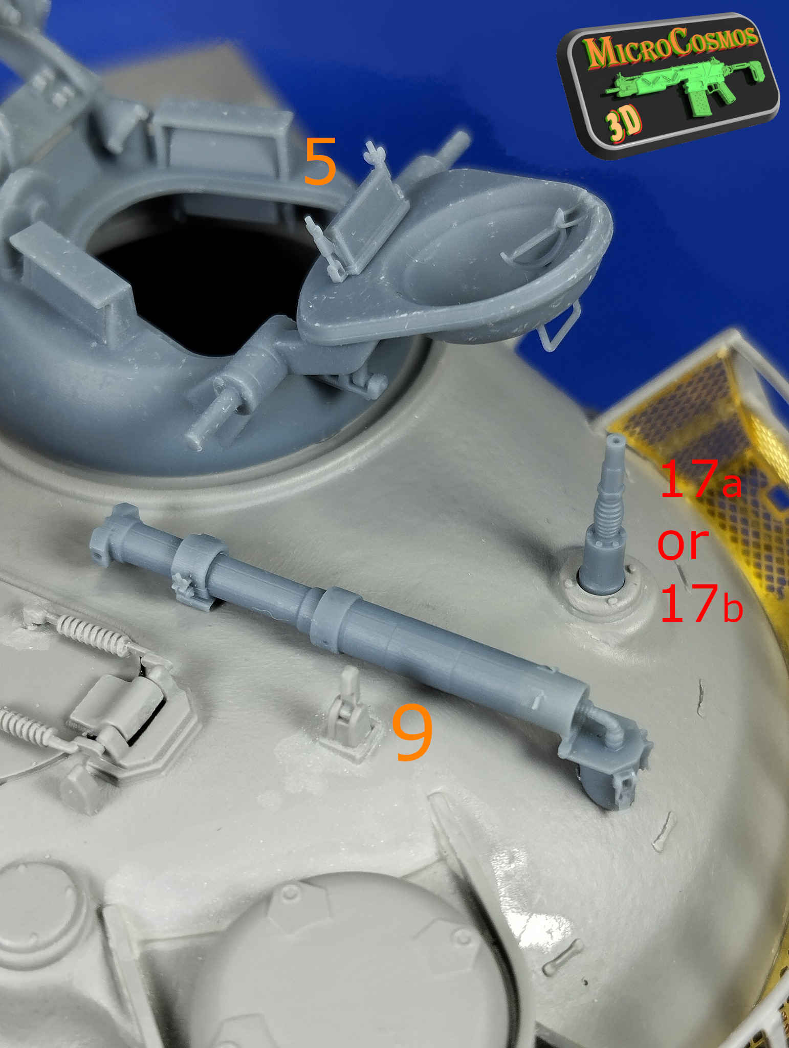 MC-35-550 - (OPTIONEN) Griechisches M48A5 MOLF Umbauset