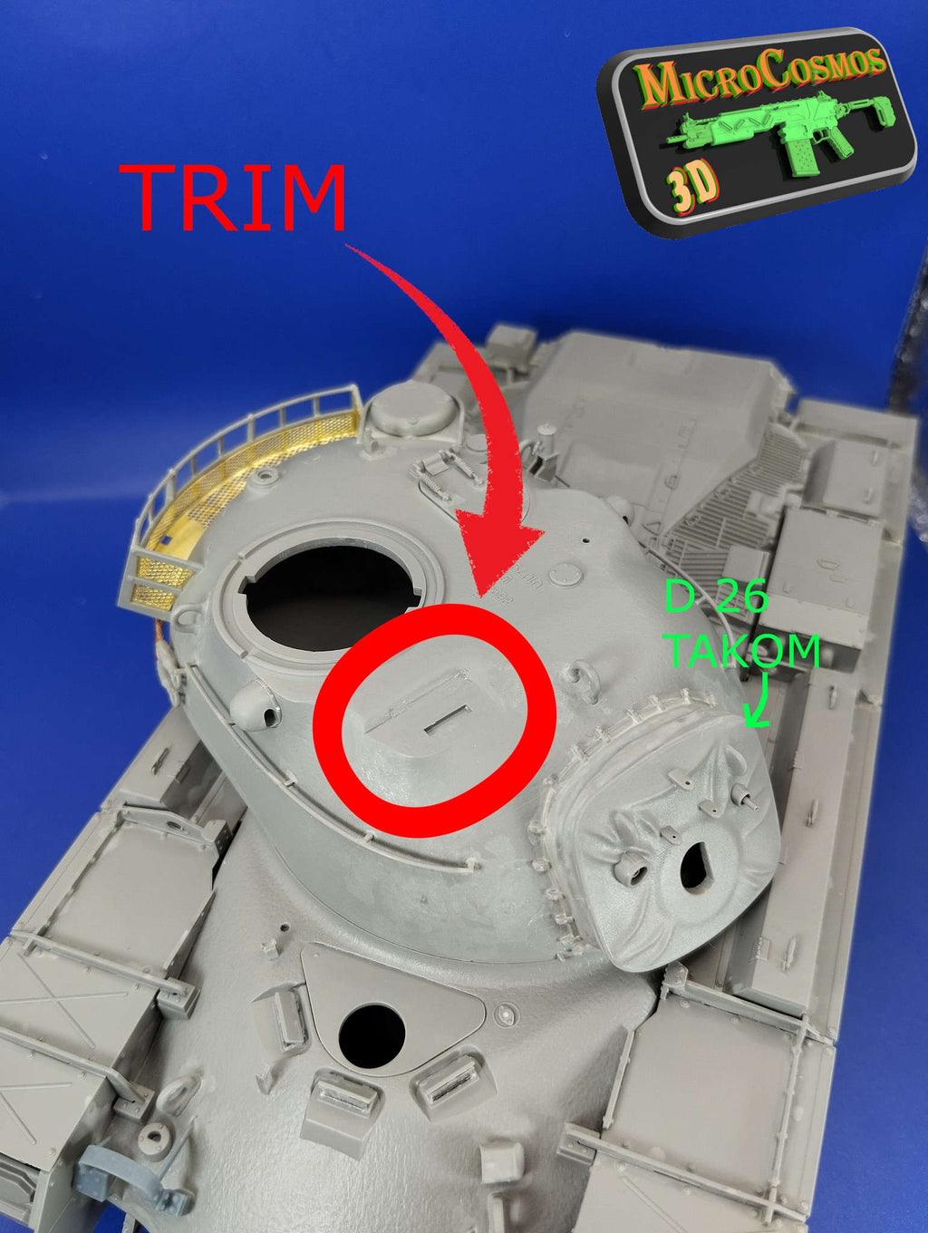 MC-35-550 - (OPTIONEN) Griechisches M48A5 MOLF Umbauset