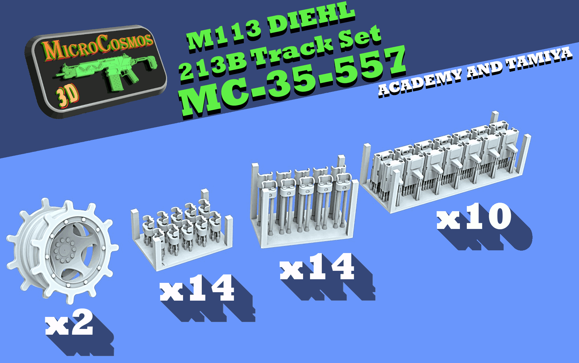 MC-35-557 - M113 Diehl 213B For Academy And Tamiya (Workable)