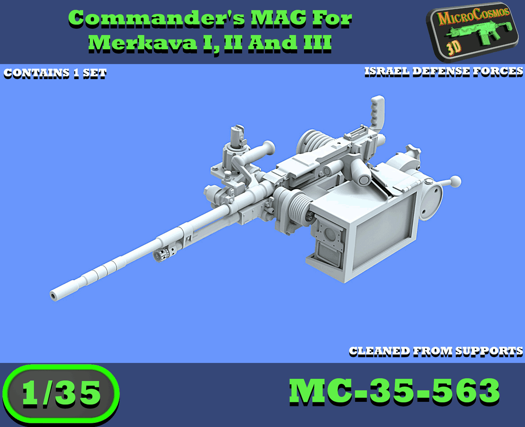 MC-35-563 - Commander's Mag For Merkava I, II And III