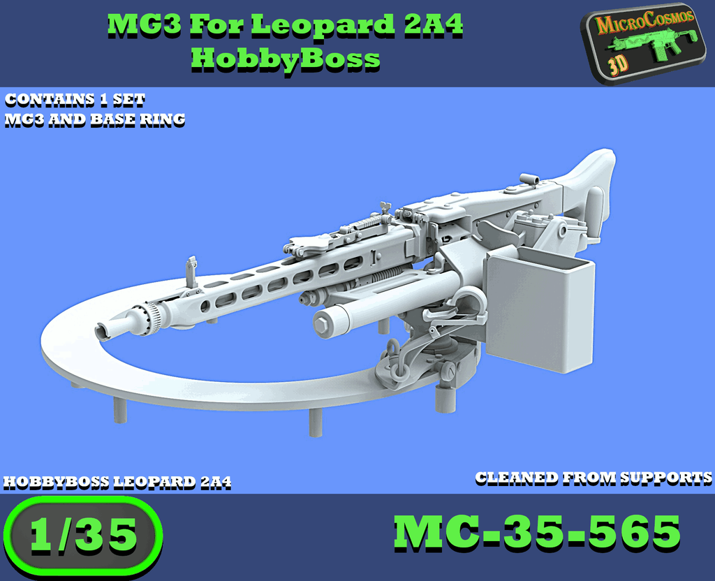 MC-35-565 - MG3 For HobbyBoss Leopard 2A4