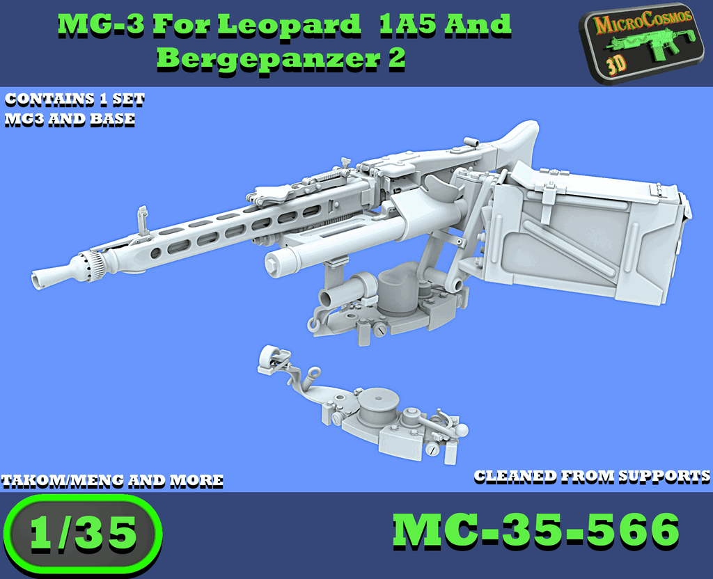 MC-35-566 - MG3 für Leopard 1A5 und Bergepanzer 2