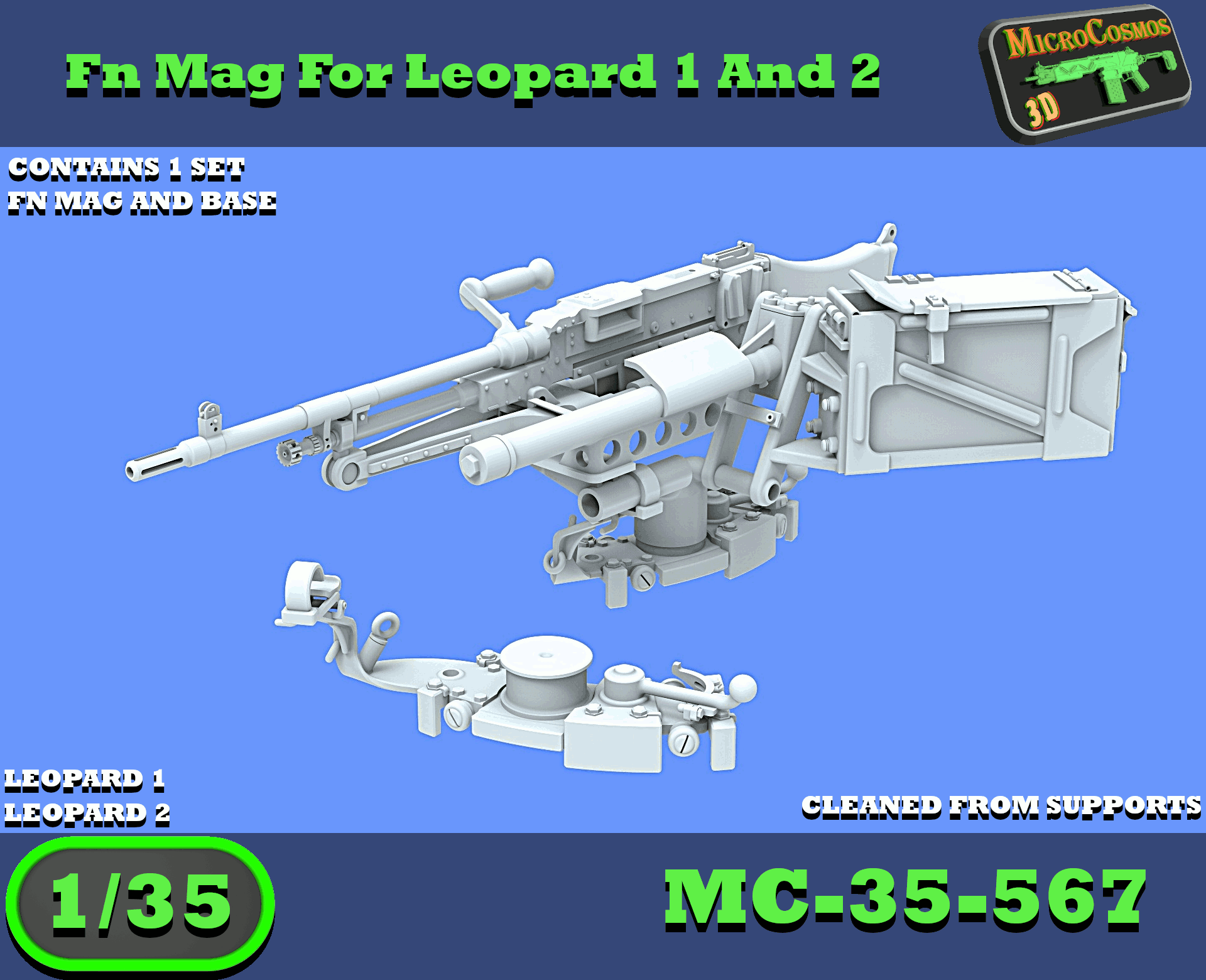 MC-35-567 - FN Mag For Leopard 1 And Leopard 2