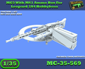 MC-35-569 - MG3 avec boîte de munitions M61 pour Leopard 2A4 HobbyBoss