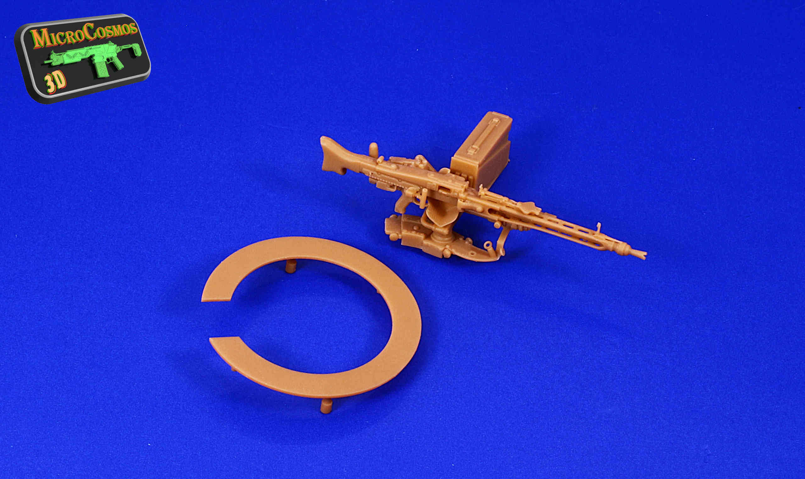 MC-35-569 - MG3 avec boîte de munitions M61 pour Leopard 2A4 HobbyBoss