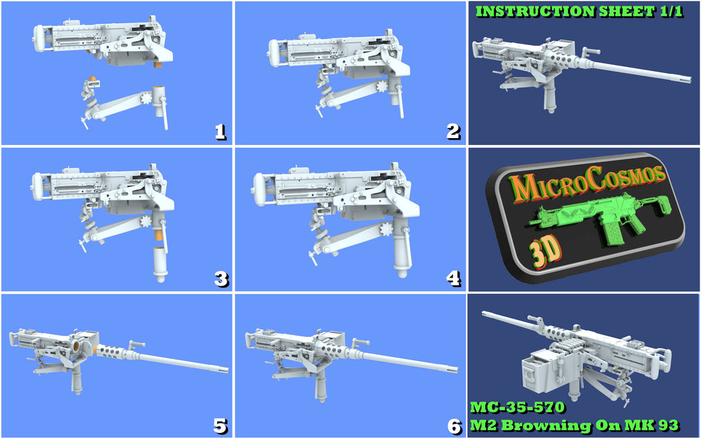 MC-35-570 - M2 Browning On MK93 Mount
