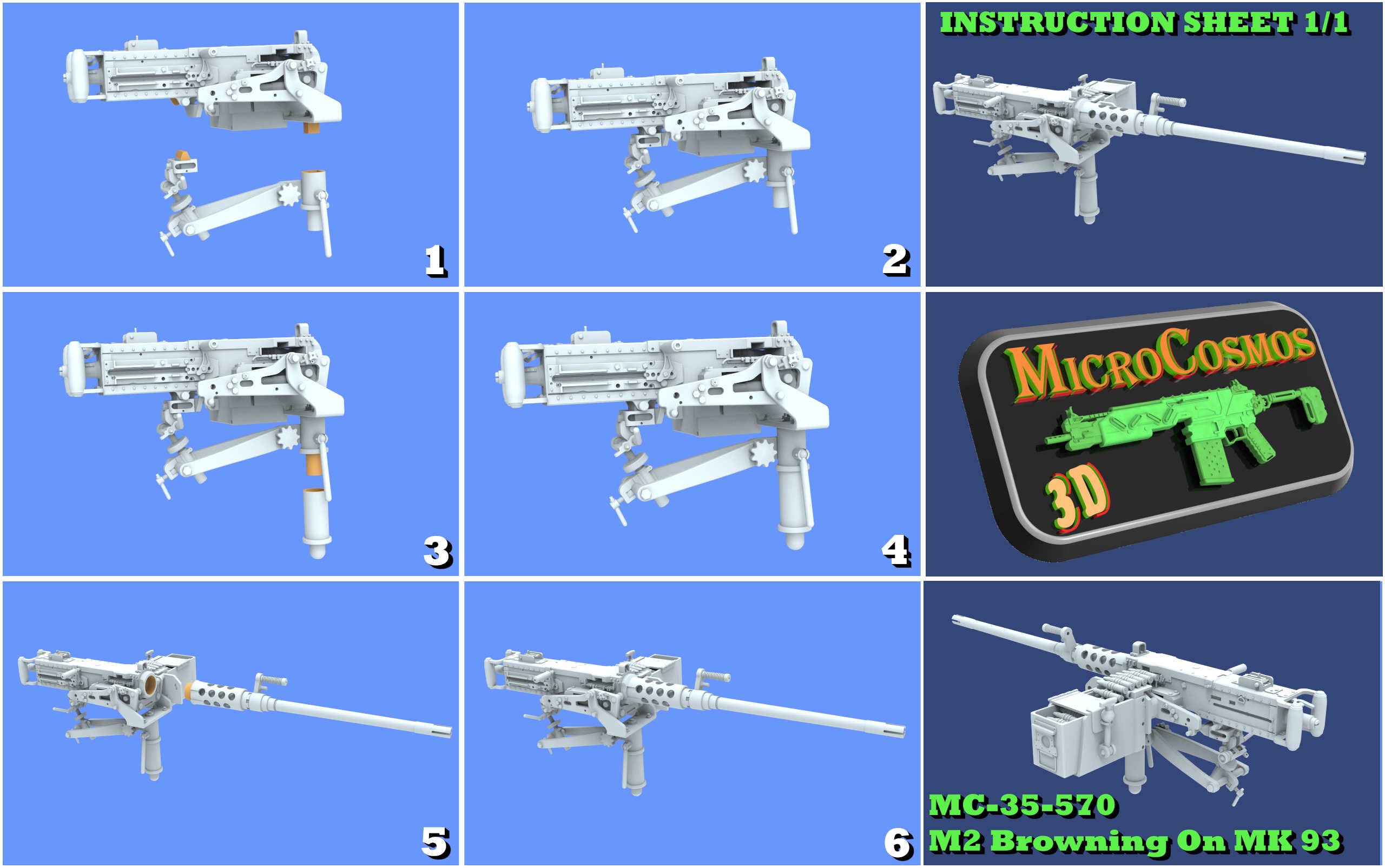 MC-35-570 - M2 Browning On MK93 Mount