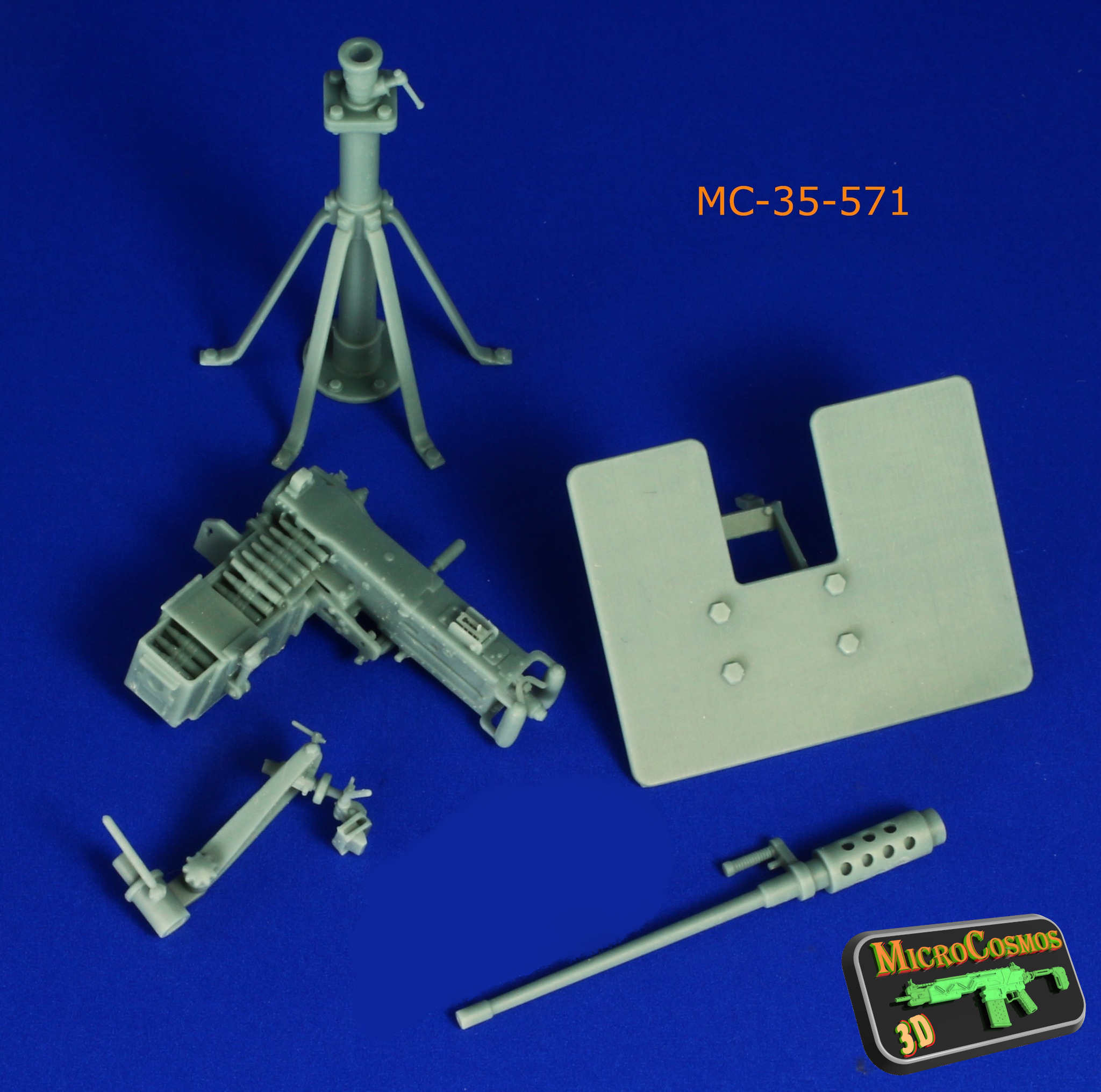 MC-35-571  - M2 Browning On MK93 Mount And MK37 Pedestral Mount