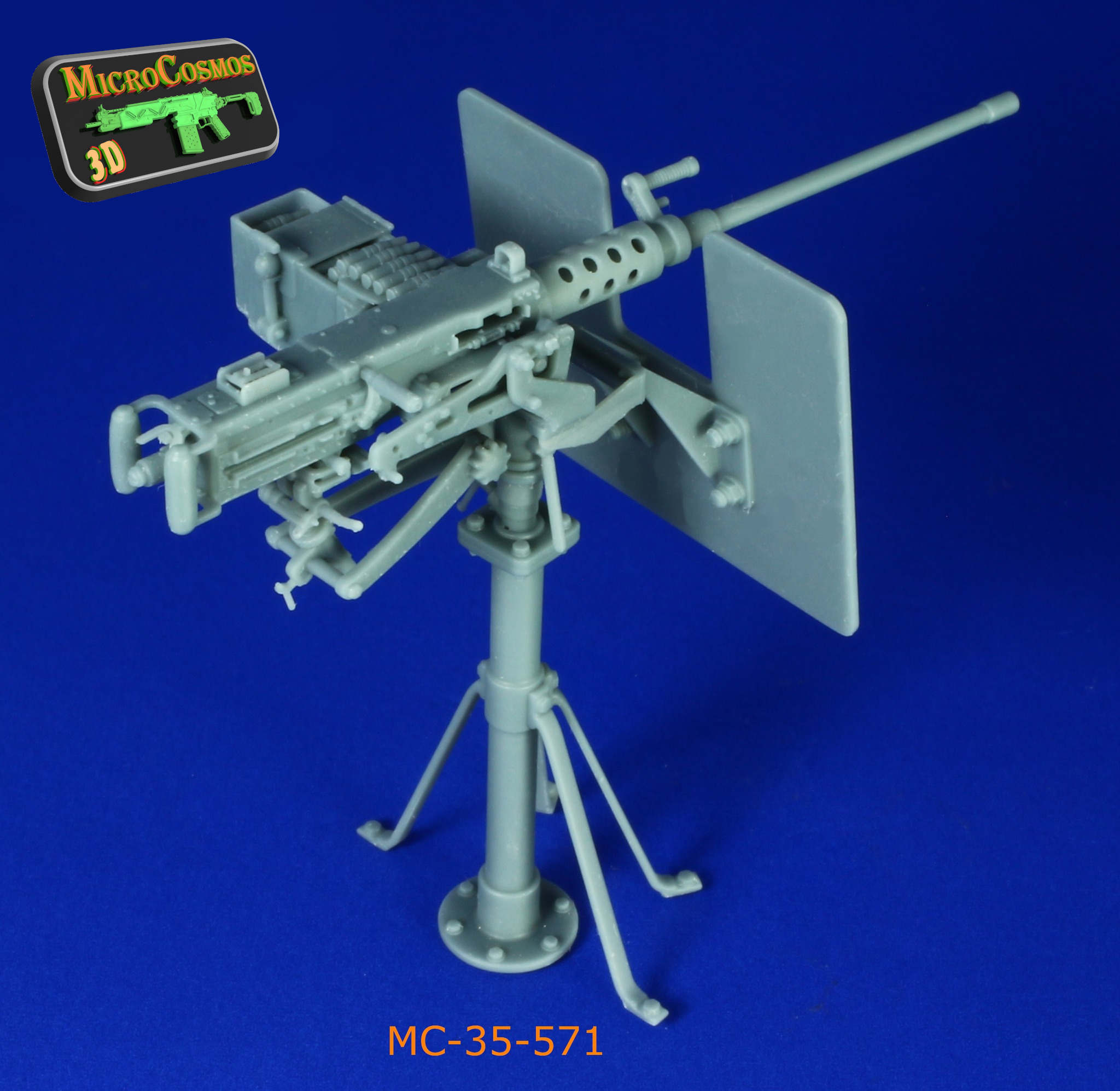 MC-35-571  - M2 Browning On MK93 Mount And MK37 Pedestral Mount