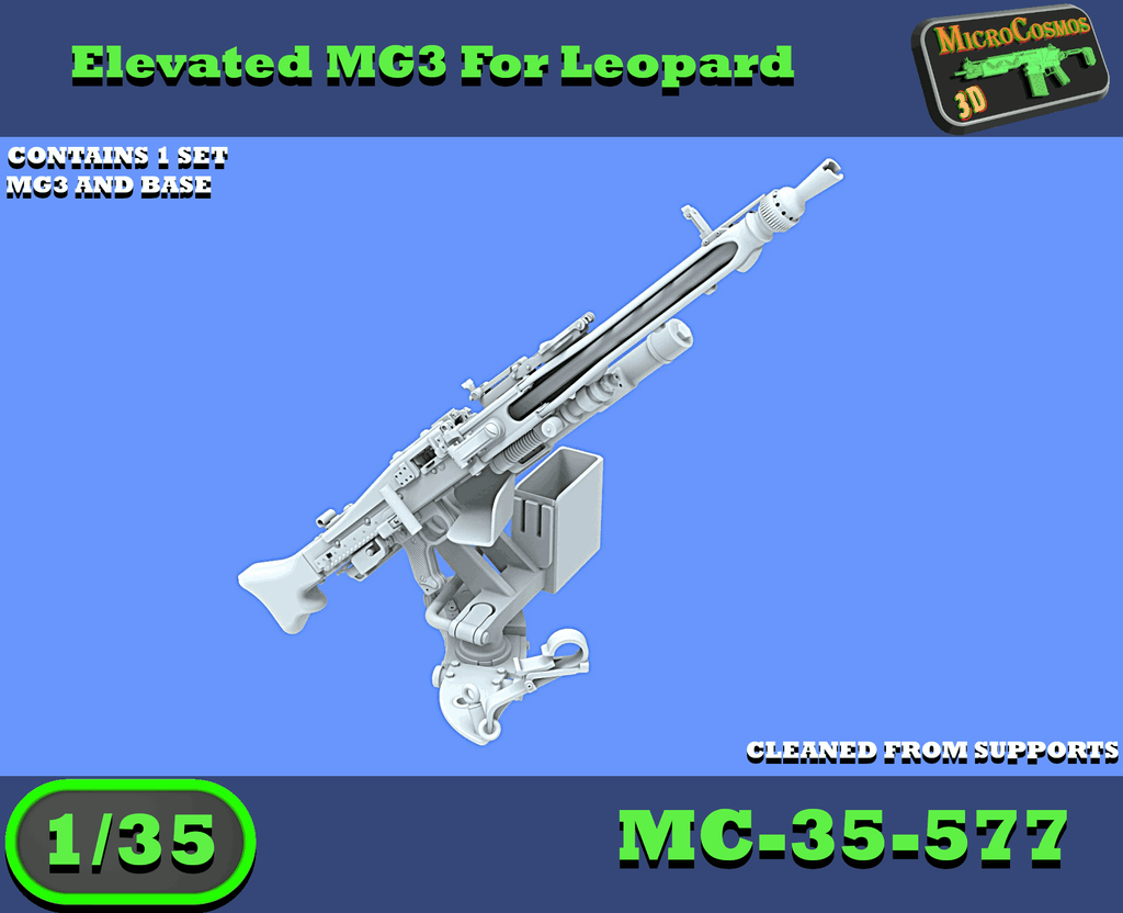 MC-35-577 - 2 Elevated MG3 For Leopard