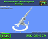 MC-35-579 - Elevated MG3 For Tamiya Leopard