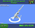 MC-35-579 - Elevated MG3 For Tamiya Leopard