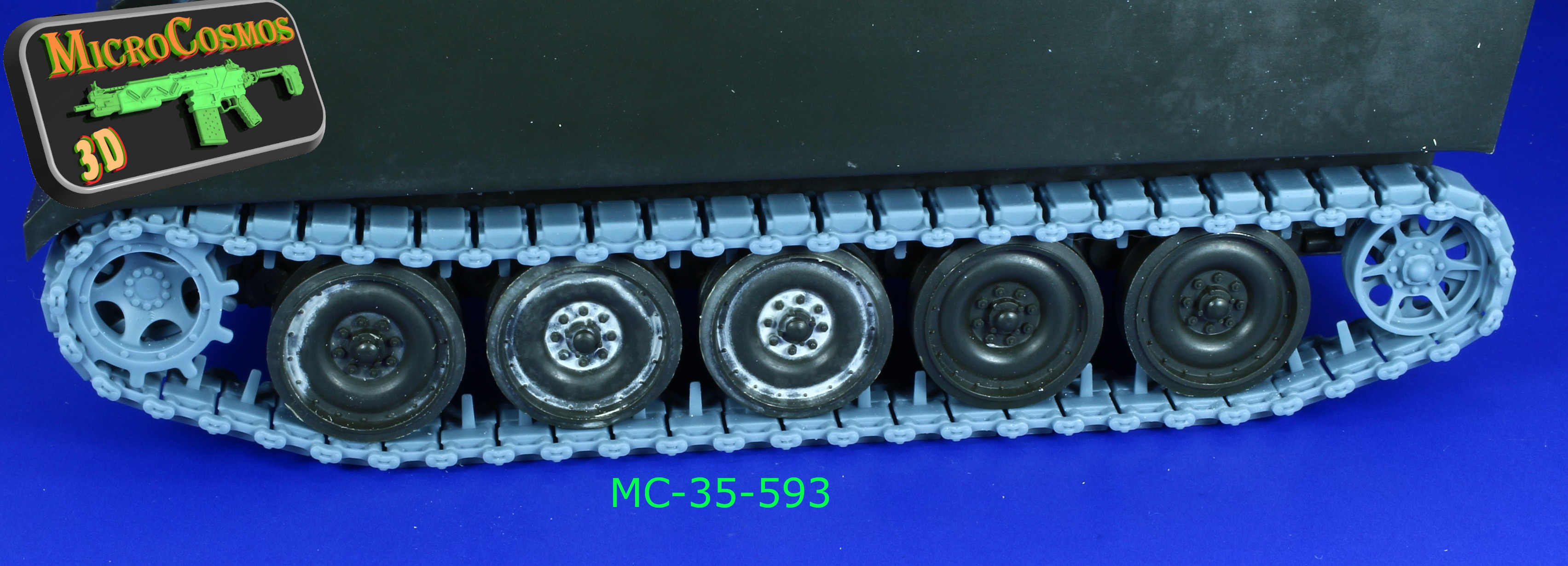 MC-35-593 - M113 Diehl 513B Einteiliges Kettenset für Tamiya