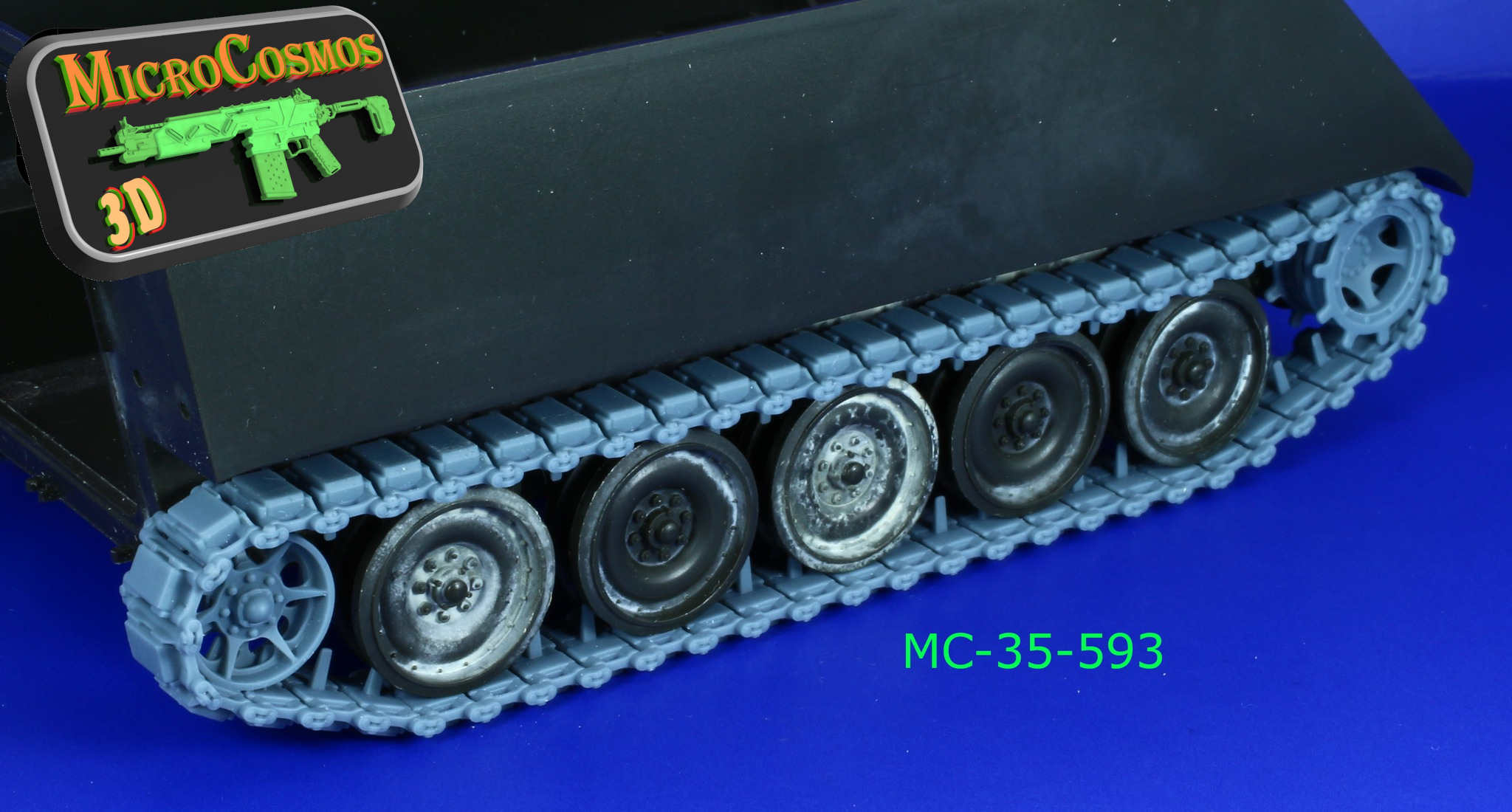 MC-35-593 - M113 Diehl 513B Einteiliges Kettenset für Tamiya