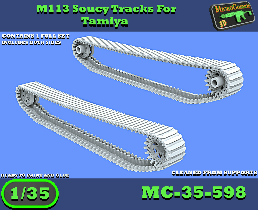 MC-35-598 - M113 Soucy Tracks For Tamiya