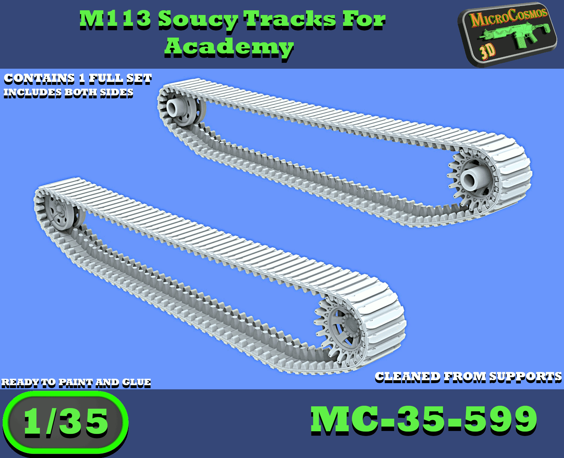 MC-35-599 - M113 Soucy-Ketten für Academy