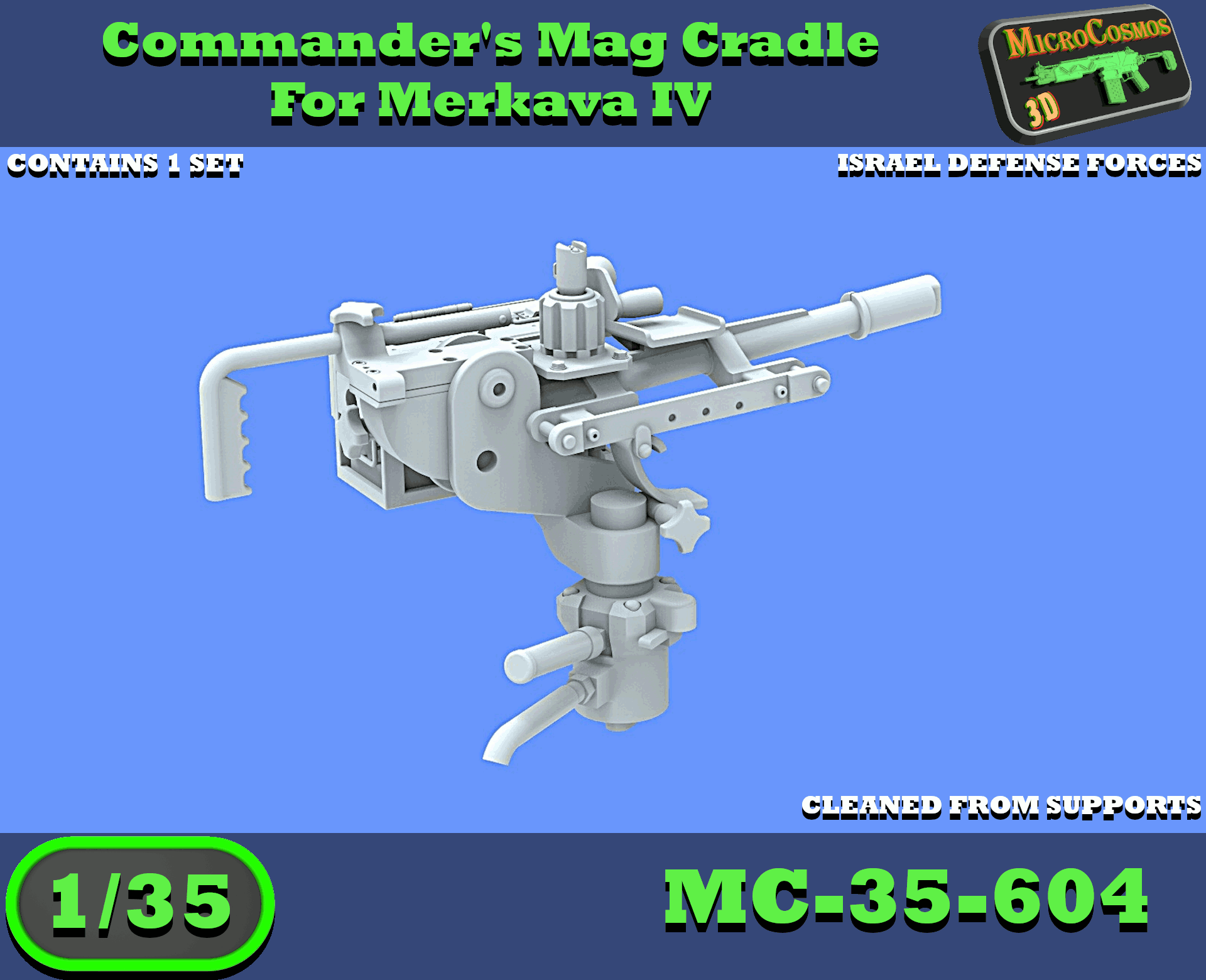 MC-35-604 - Berceau de chef de char pour Merkava IV