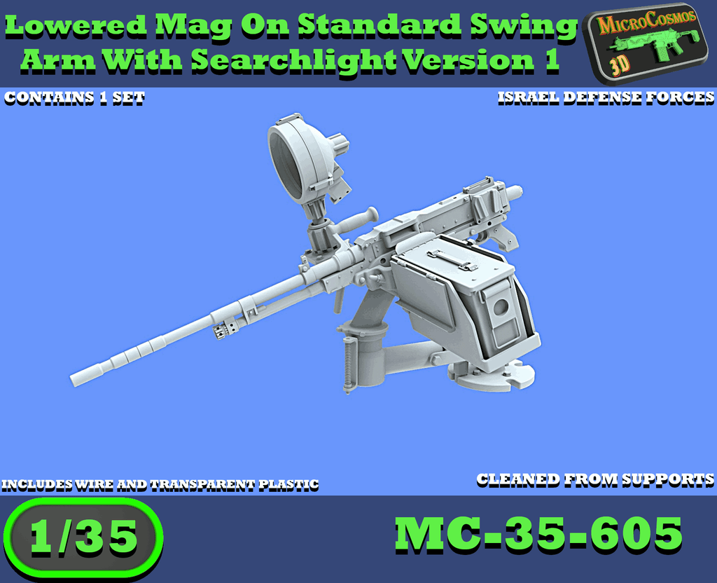 MC-35-605 - Lowered Mag On Standard Swing Arm With Searchlight Version 1