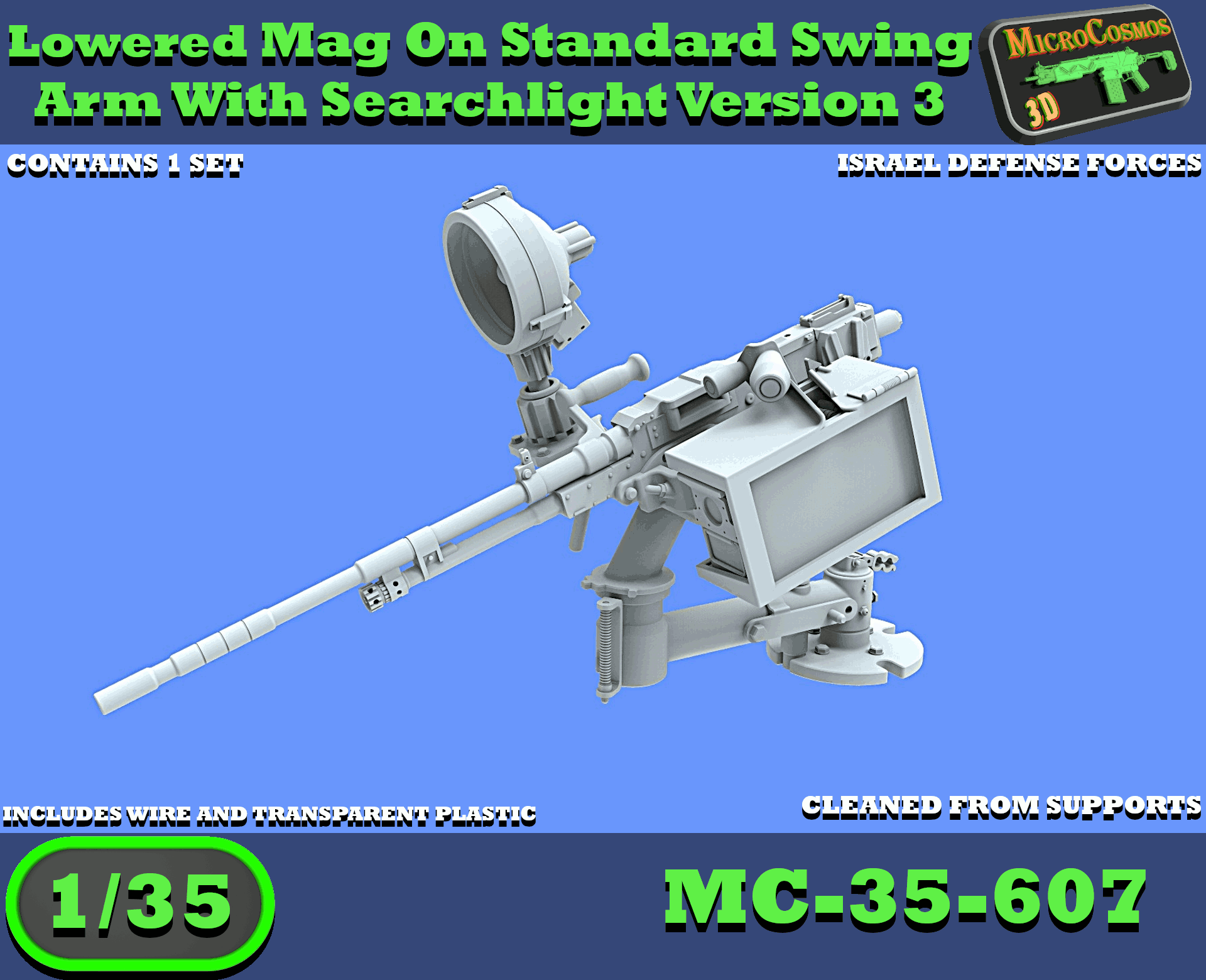 MC-35-607 - Lowered Mag On Standard Swing Arm With Searchlight Version 3