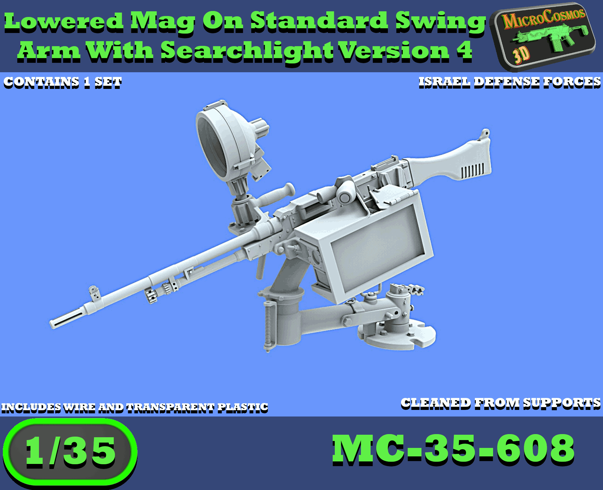 MC-35-608 - Lowered Mag On Standard Swing Arm With Searchlight Version 4