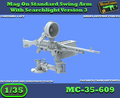 MC-35-609 - Mag On Standard Swing Arm Mount With Searchlight Version 3