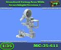 MC-35-611 - Wiege auf Standard-Schwenkarmhalterung mit Suchscheinwerfer Version 1