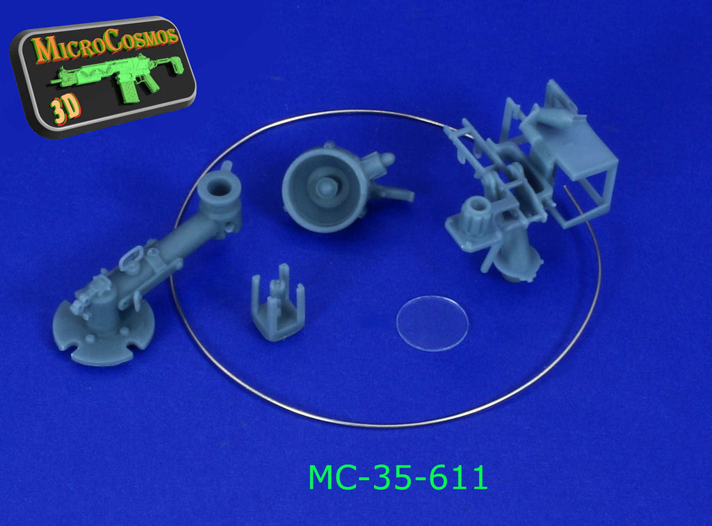 MC-35-611 - Wiege auf Standard-Schwenkarmhalterung mit Suchscheinwerfer Version 1