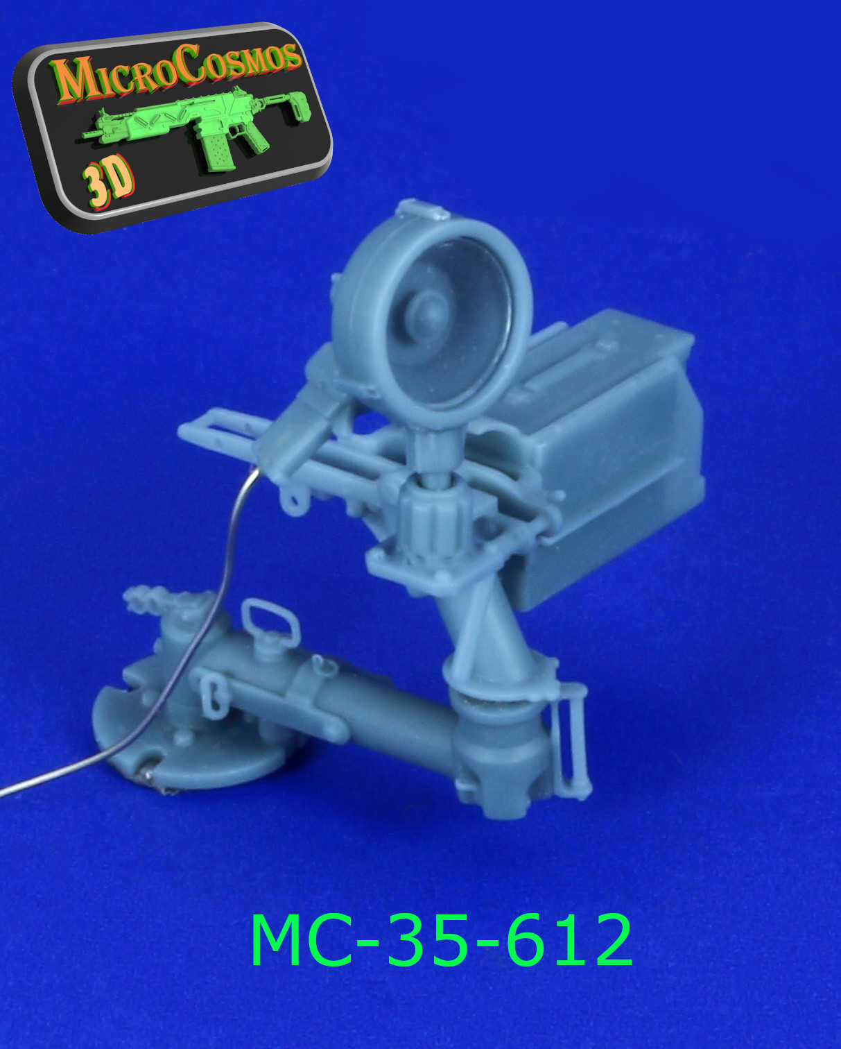 MC-35-612 - Berceau sur support de bras oscillant standard avec projecteur, version 2
