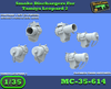 MC-35-614 - Smoke Dischargers For Tamiya Leopard 2