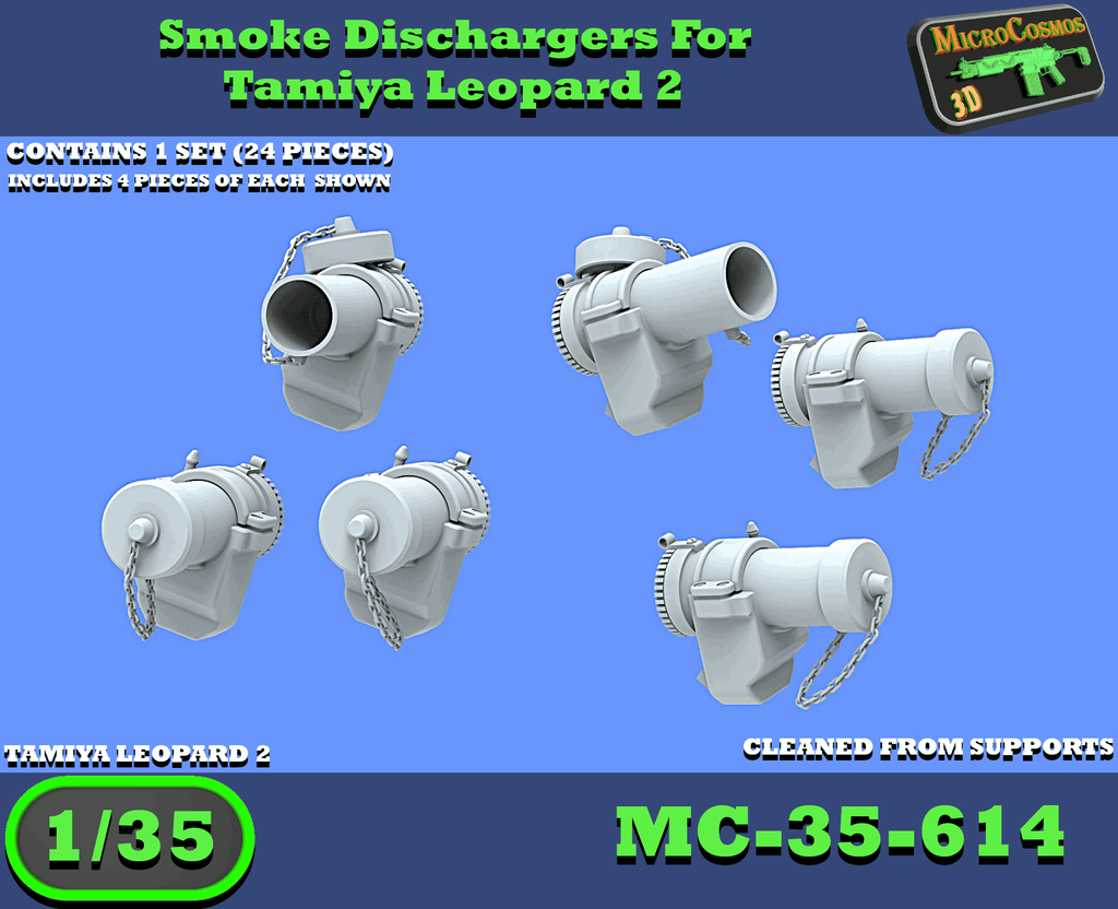 MC-35-614 - Smoke Dischargers For Tamiya Leopard 2