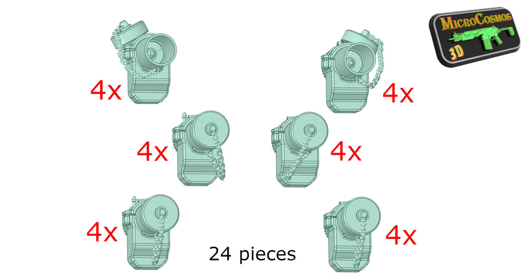 MC-35-614 - Smoke Dischargers For Tamiya Leopard 2