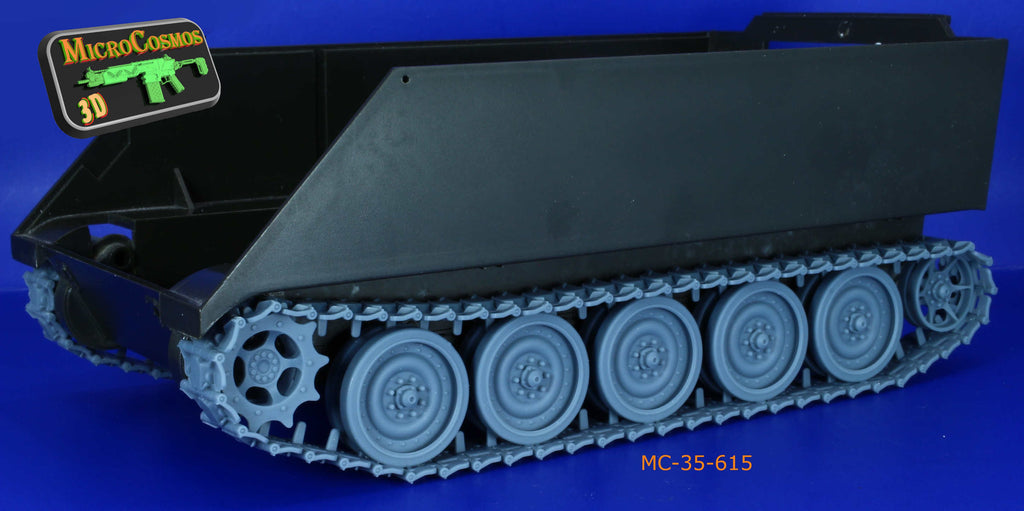 MC-35-615 - M113 T130 One-Piece Track Set With Road Wheels For Tamiya