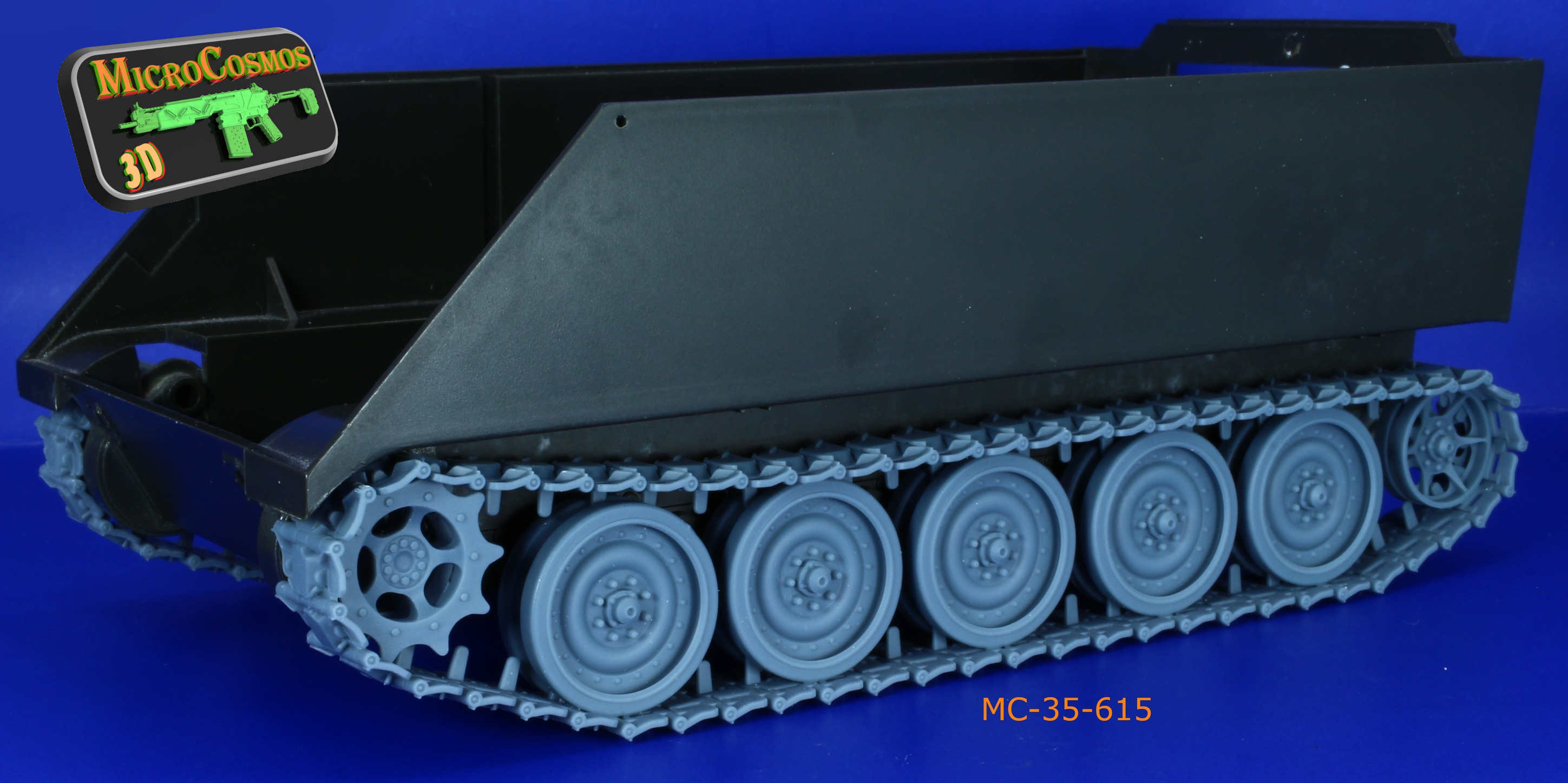 MC-35-615 - M113 T130 One-Piece Track Set With Road Wheels For Tamiya