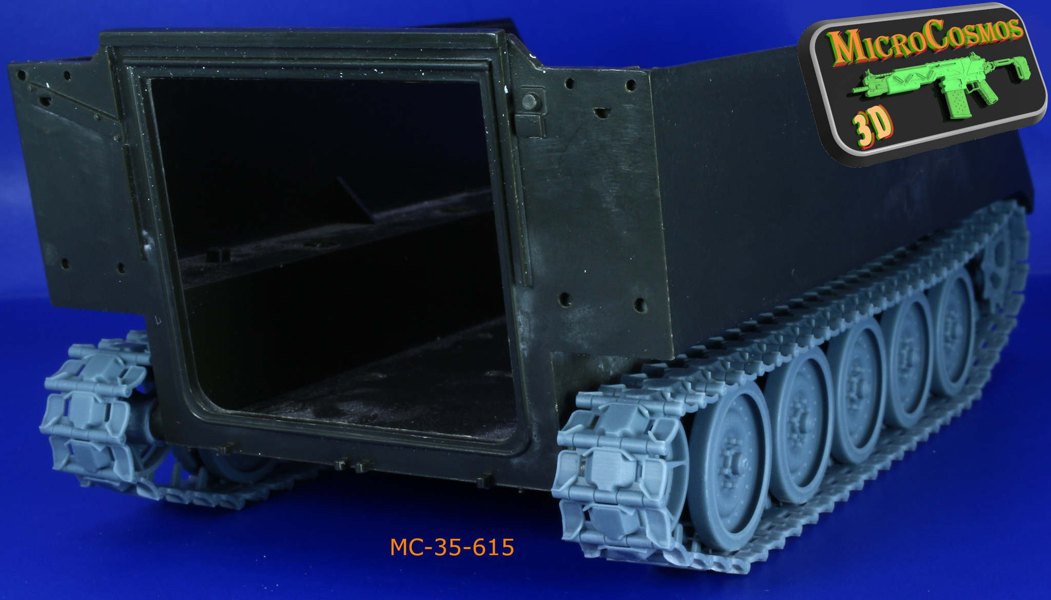 MC-35-615 - M113 T130 One-Piece Track Set With Road Wheels For Tamiya