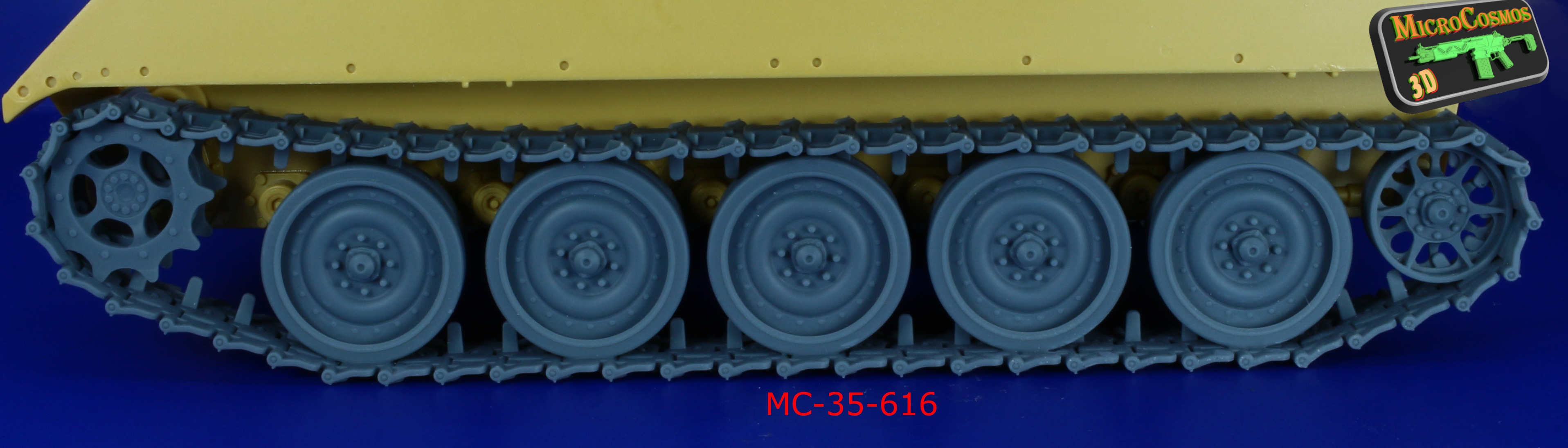 MC-35-616 - M113 T130 One-Piece Track Set With Road Wheels For Academy