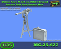 MC-35-627 - M134 On MK16 Tripod With Ammo Box