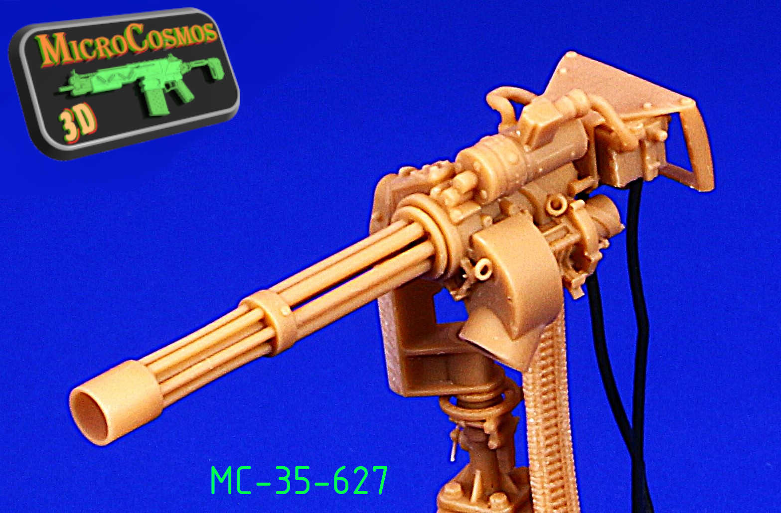 MC-35-627 - M134 On MK16 Tripod With Ammo Box