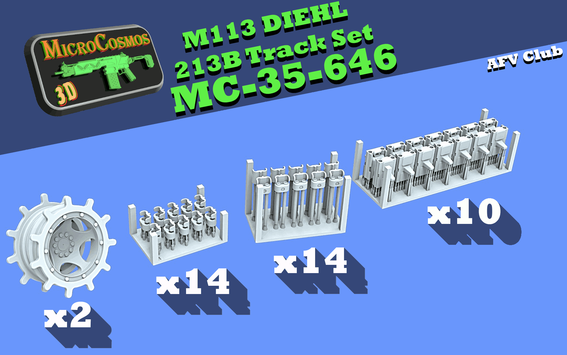 MC-35-646 - M113 Diehl 213B For AFV Club (Workable)