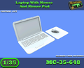 MC-35-648 - Laptop mit Maus und Mauspad