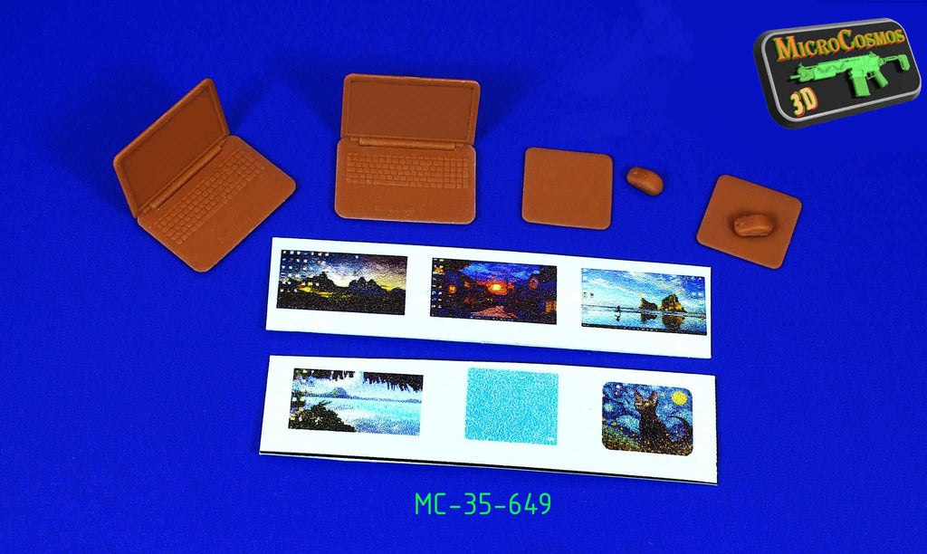 MC-35-649 – Laptop mit Maus- und Mauspad-Set mit Aufklebern