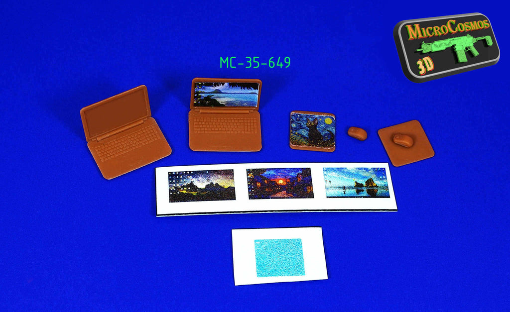 MC-35-649 – Laptop mit Maus- und Mauspad-Set mit Aufklebern