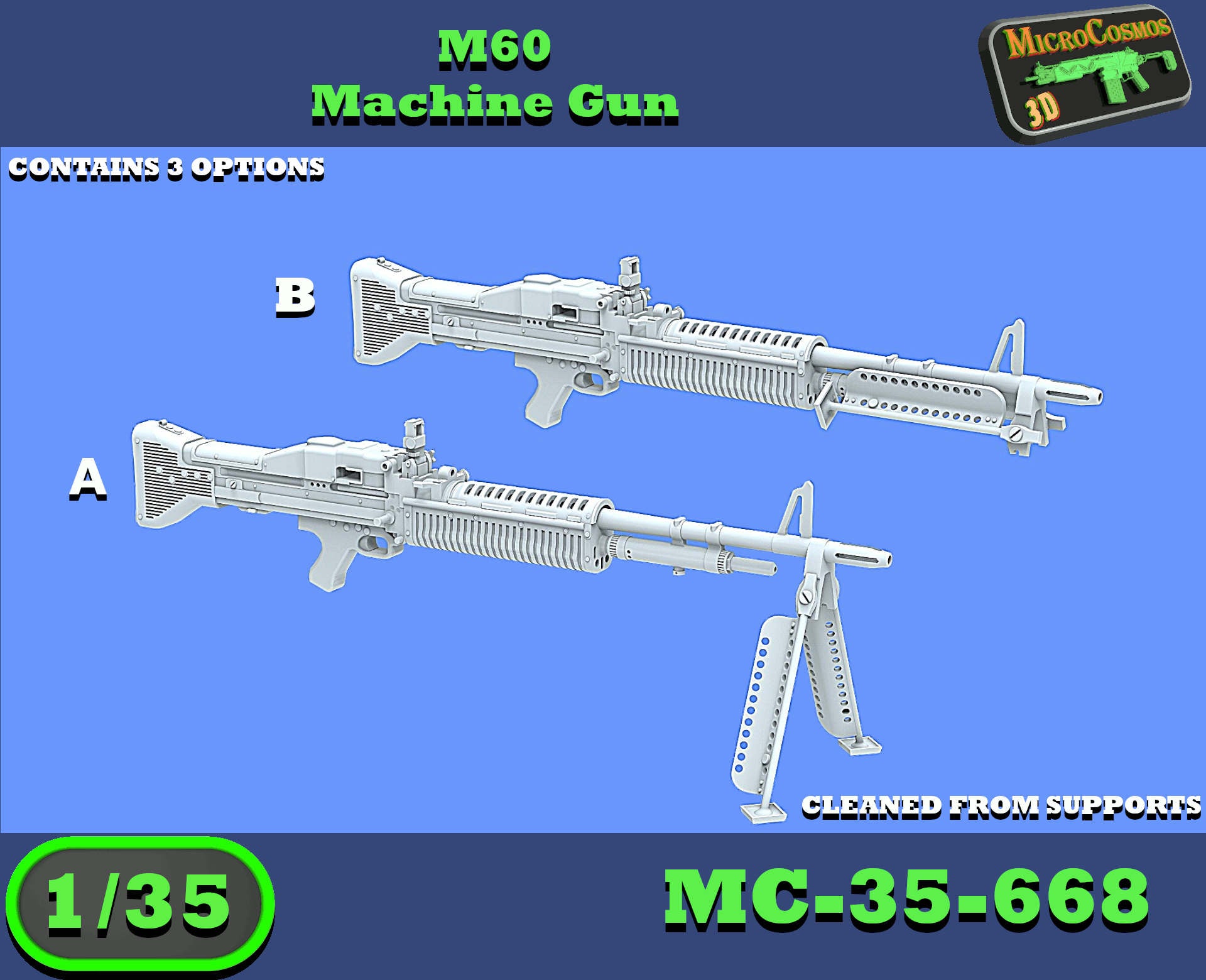 MC-35-668 (OPTIONS) M60 Machine Gun