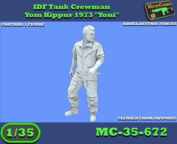 MC-35-672 - IDF Tank Crewman Yom Kippur 1973 "Yoni"