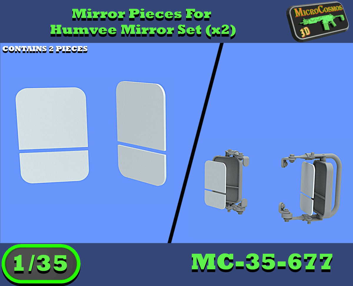 MC-35-677 - Mirror Pieces For Humvee Mirror Set