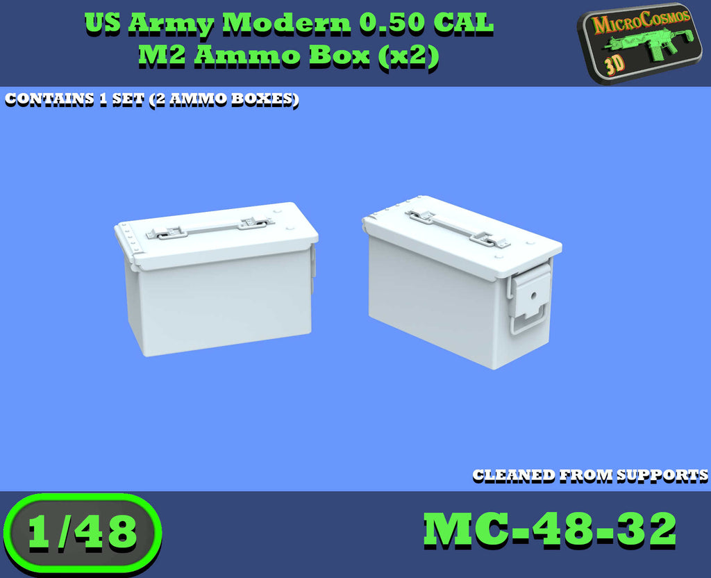 MC-48-32 - Boîte de munitions M2 CAL 0.50 moderne des États-Unis